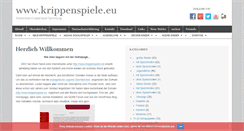 Desktop Screenshot of krippenspiele.eu
