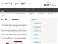 Tablet Screenshot of krippenspiele.eu